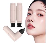 Eyeliner Stamp,Waterproof, Smudge Proof, Quick Drying Gel Eyeliner Set,Foldable One-Piece Double Ended Winged Gel Eyeliners Pencil, Smudge Proof Pen for Beginners (Black+Brown)