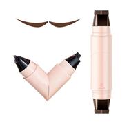 Eyeliner Stencils Pen, Eyeliners Stamp, Long-Lasting Smudge-Proof Quick-Drying Smooth Precise Pencil Tool, Double-Sided Makeup Kit for Women Girls Parties Travel Everyday, 1 Piece