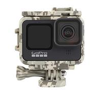 Eyeon Carcasa rígida protectora gris camuflaje para cámara de acción GoPro Hero 9 de acción lateral abierta