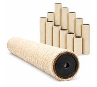 eyepower Ø 7,4 cm: 40 cm Poste Rascador de Repuesto - Rosca M8 - Accesorio Fuerte para Árbol de Gatos - Columna de Sisal con Núcleo Estable - Barra Rascadora Recambio - Palo Reparación Mueble Gato