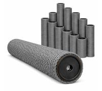 eyepower Ø 7,4 cm: 45 cm Poste Rascador de Repuesto - Gris M8 - Accesorio Fuerte para Árbol de Gatos - Columna de Sisal con Núcleo Estable - Barra Rascadora Recambio - Palo Reparación Mueble Gato