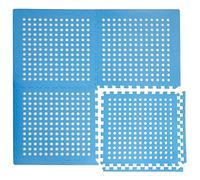 eyepower 1,59m² Base Suelo Piscina - 4 Alfombras Grandes - 62 x 62 x 1cm Alfombra Para Piscina - Tapiz de Suelo para Piscina - Base para Piscina Desmontable Esterilla para Piscina Espuma Suelo Piscina