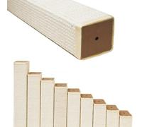 eyepower 15 cm Poste Rascador de Repuesto - 9 x 9 cm Cuadrado M8 - Accesorio Fuerte para Árbol de Gatos - Columna de Sisal con Núcleo Estable Barra Rascadora Recambio - Palo Reparación Mueble Gato