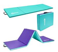eyepower 180x60 Colchoneta Gimnasia Plegable - Esterilla Sport 3 cm Grosor - Tapete Fitness para Entrenamiento en Casa para Niños - Alfombra Tatami Gimnasio y Outdoor - Base Yoga Pilates Pole Dance