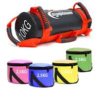 EYEPOWER 2,5-10kg Power Bag 17x45cm Saco de Arena para Entrenamiento con Pesa Rojo
