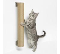 eyepower 60 cm Rascador de Pared para Gatos Luna - Uso Vertical u Horizontal - Árbol para Gatos con Columna de Sisal Natural - Poste Fijación Mural - Escalón Ahorra Espacio - Área de Juego Modular
