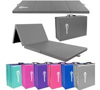eyepower Colchoneta de Gimnasia Plegable Gruesa 180 x 60 x 5 cm - Esterilla Fitness para Rítmica y Artística - Infantil y para Casa - Superficie de Suelo Amortiguadora para Entrenamiento Interior