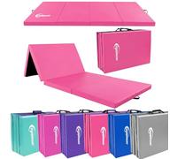 eyepower Colchoneta de Gimnasia Plegable Gruesa 180 x 60 x 5 cm - Esterilla Fitness para Rítmica y Artística - Infantil y para Casa - Superficie de Suelo Amortiguadora para Entrenamiento Interior