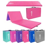 eyepower Colchoneta de Gimnasia Plegable Gruesa 180 x 60 x 5 cm - Esterilla Fitness para Rítmica y Artística - Infantil y para Casa - Superficie de Suelo Amortiguadora para Entrenamiento Interior
