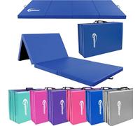 eyepower Colchoneta de Gimnasia Plegable Gruesa 180 x 60 x 5 cm - Esterilla Fitness para Rítmica y Artística - Infantil y para Casa - Superficie de Suelo Amortiguadora para Entrenamiento Interior