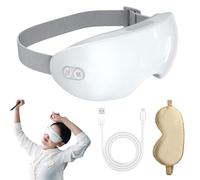 Eyerelis - Máscara de terapia de vapor, 2 niveles ajustables, máscara inteligente de vapor caliente y frío para ojeras, hinchazón, alivio de ojos secos