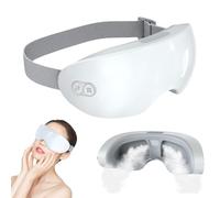 Eyerelis Steam Therapy Mask, 2 Levels Adjustable Smart Hot & Cold Steam Eye Mask for Dark Circles, Puffiness, Eyerelief Masks for Dark Circles, Puffiness, Dry Eyes Relief (White,A15)