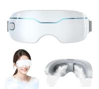 Eyerelis Steam Therapy Mask, 2 Levels Adjustable Smart Hot & Cold Steam Eye Mask for Dark Circles, Puffiness, Eyerelief Masks for Dark Circles, Puffiness, Dry Eyes Relief (White,A13)