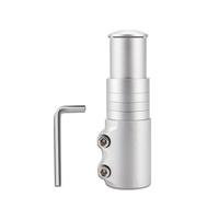 EYERIYO Elevador de manillar para bicicleta de color plateado, 28,6 mm, 120 mm, con llave hexagonal, para MTB, bicicleta de carretera, bicicleta de ciudad, bicicleta eléctrica