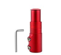 EYERIYO Elevador de manillar para bicicleta de color rojo, 28,6 mm, 120 mm, con llave hexagonal, para MTB, bicicleta de carretera, bicicleta de ciudad, bicicleta eléctrica