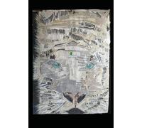 Eyes of the world: Lined Art Print Journal (Newspaper Collages)