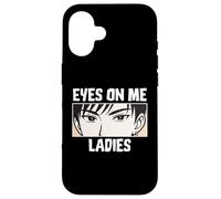 Eyes On Me Ladies Anime Style Confident Cool Guy Carcasa para iPhone 16