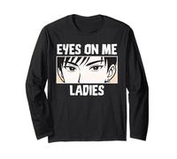 Eyes On Me Ladies Anime Style Confident Cool Guy Manga Larga