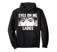 Eyes On Me Ladies Anime Style Confident Cool Guy Sudadera con Capucha