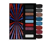Eyeshadow Palette | 9-Color Matte Shimmer Waterproof Long Lasting | 11.7g/0.41oz Eye Shadow Face Makeup Halloween Christmas Party Holiday Festival Vampire Clown