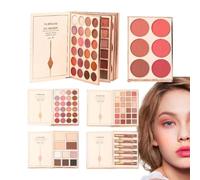 Eyeshadow Palettes 48-Color Smudge-Proof Brightening | Book Shape Makeup Eyeshadow Palette for Women Girls Teen Everyday Party Professional Travel Daily Wear Special Occasions