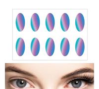 Eyeshadow Stickers, Waterproof Eye Patches, Long-Lasting Makeup Decals, Easy Peel Design, Bold Color Variety, Multicolor, for Women Girls Travel Stage Dating Use and More
