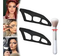 Eyetour Your Glam Bestie, 2025 New Reusable Eyeshadow Shaper Tool,Makeup Tape for Eyeshadow Shields and Eyeliner Stencil Under Eye Liner Wing Face Make up Guide Helper Eyeshadow Stickers (2pcs)