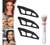 Eyetour Your Glam Bestie, 2025 New Reusable Eyeshadow Shaper Tool,Makeup Tape for Eyeshadow Shields and Eyeliner Stencil Under Eye Liner Wing Face Make up Guide Helper Eyeshadow Stickers (3pcs)