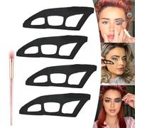 Eyetour Your Glam Bestie, Eyetour Eyeshadow Tool, Eyetour Eyeshadow Guide, Eyetour Makeup Tool for Eyeshadow, Plantillas de sombras de ojos for ojos, Plantillas de maquillaje rápido, moldes de sombras