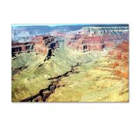 EYEZER Cuadros Decorativos Grandioso Cañón Cuadro en lienzo Horse Shoe Bend Arizona Grand Canyon Montaña Verde Impresión sobre lienzo Moderno Cuadro Decoracion 30x45cm(12x18in) Sin marco