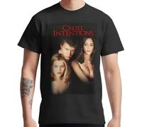 EYGT45Ysw Cruel Intentions Teen Drama Movie Poster T Shirt Black L