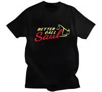 EYGT45Ysw GAOXINGQU T-Shirt_Shirt Better Call Saul TV Series Black S
