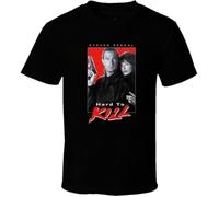 EYGT45Ysw Hard to Kill Men' T-Shirt Steven Seagal Action Movie Marked for Death Black S