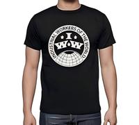 EYGT45Ysw Industrial Workers of The World Union Work IWW T Shirt Black XXL