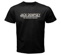 EYGT45Ysw Jack Dempsey The Manassa Mauler Boxing Legend Men' Black T-Shirt Black 3XL
