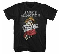 EYGT45Ysw Janes Addiction De Lo Habitual T Shirt Black XXL