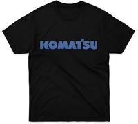 EYGT45Ysw Komatsu T-Shirt Bulldozer Digger Enthusiast Various Black L
