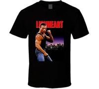 EYGT45Ysw Lionheart Jean-Claude Van Damme Movie Fan T Shirt Black XL
