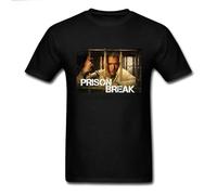 EYGT45Ysw Men Full Customized Michael Scofield T Shirt Black S