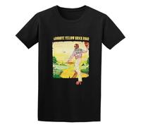 EYGT45Ysw Men's Goodbye Yellow Brick Road' Fitted T Shirt Black S