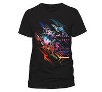 EYGT45Ysw O Valerian - Neon Poster Black T-Shirt Black M