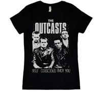 EYGT45Ysw Outcasts, The Self Conscious Over You Mens T-Shirt Black XXL