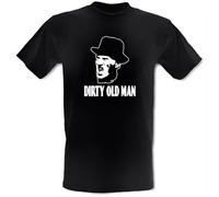 EYGT45Ysw Steptoe and Son Dirty Old Man Heavy Cotton T-Shirt Black XXL