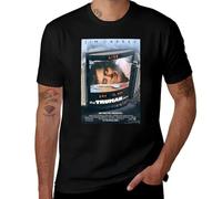 EYGT45Ysw The Truman Show Cool 90s Comedy Vintage Movie Poster Fan T Shirt Black XXL