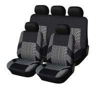 EYHQKRTR Fundas Asientos Coche para VW Tiguan 2nd Gen/Tiguan Allspace 2016-2023, Universal CompletoJuegos Cubreasientos Delantero De Tela Protectores Antideslizante Transpirable Interior Accesorios