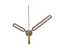 EYJOUTXGG 8,5 * 12,5 * 12,5mm NH35 Reloj de Mano for NH35 NH36 Movimiento Reloj Aguja manecillas Verde Lume Plata Accesorios Vintage(A4 Gold)