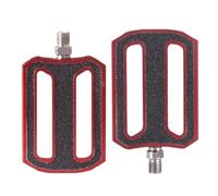 EYJOUTXGG Bicicleta de aleación de Aluminio Peilin, Pedal Esmerilado, Bicicleta de Ciudad clásica, Pedal Antideslizante de Banda de Rodadura Grande(Red)