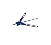 EYJOUTXGG Manecillas de Reloj modificadas, Aguja Luminosa Verde for Libro de Registro, Accesorios de Reloj Rosa Plateado y Dorado for Movimiento NH35/NH36/4R/7S(Blue)