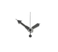 EYJOUTXGG Manecillas de Reloj Negras NH35, Puntero Luminoso Verde, Piezas de Accesorios de Repuesto aptas for Movimiento NH35/NH36/7S26/7S36/4R35/4R36(Silver Grey)