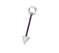 EYJOUTXGG NH34 12,5 MM GMT Plata Oro Negro Azul o Naranja Rojo GMT Manos Verde Luminoso Ajuste NH34A 4R34 Piezas de Repuesto de Movimiento(NO.6 Silver Purple)